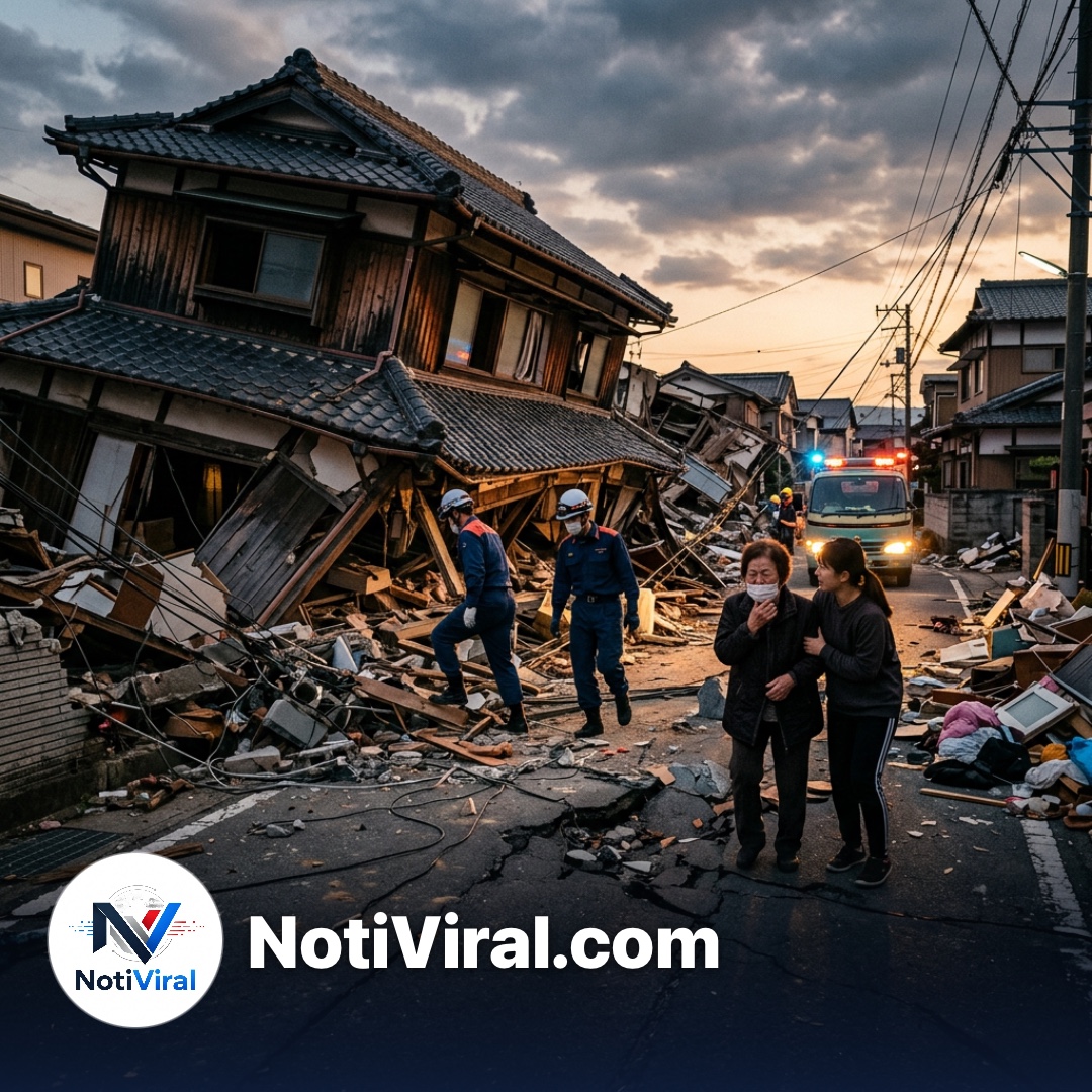 Fuerte terremoto en el sur de Japón deja al menos 50 heridos, construcciones destruidas y a miles sin electricidad